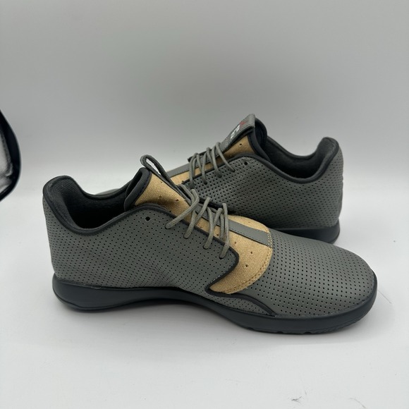 Jordan Eclipse Leather City Pack Berlin Shoes Mens 8 Tumbled Grey/Gold Sneakers‎ main image 4